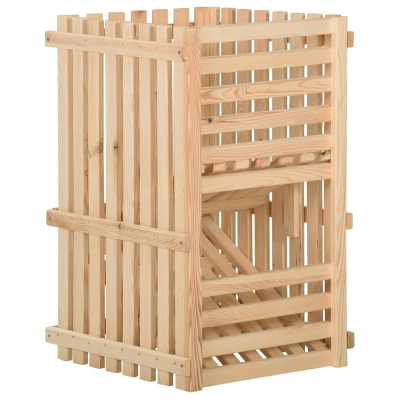 VidaXL Solid Wood Decorative Bin