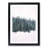 Fir Tree Forest in Winter in Abstract - Picture Frame Painting Print-55609312-55609311