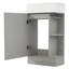 Meuble-lavabo 18,6 po avec lavabo, meuble-lavabo avec tablette à deux niveaux, orienté vers la gauche ou vers la droite-1001349959