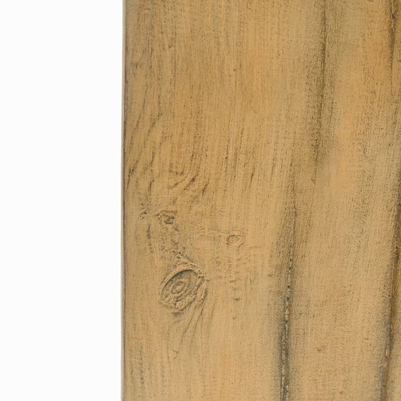 Mid-Century Side Table, Natural, 27.75" H x 14.5" W x 14.5" D