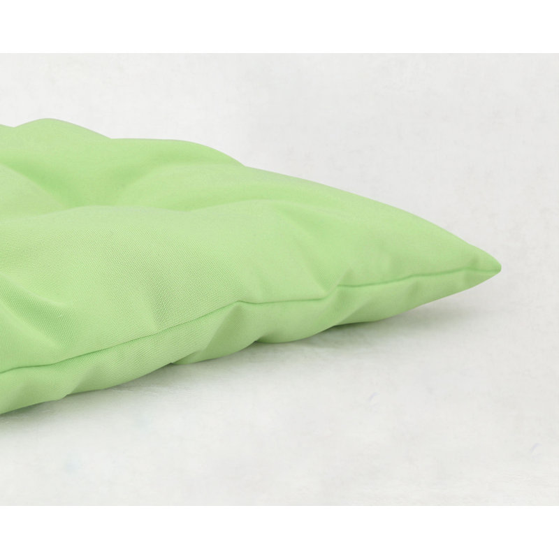 Maison de chat d'extérieur en osier Helgeson, Blanc / vert