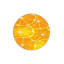 Tapis lavable jaune à motif tangerine-1803255739