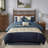 Polyester Embroidered Comforter Set 7 Piece-115820506-115820507