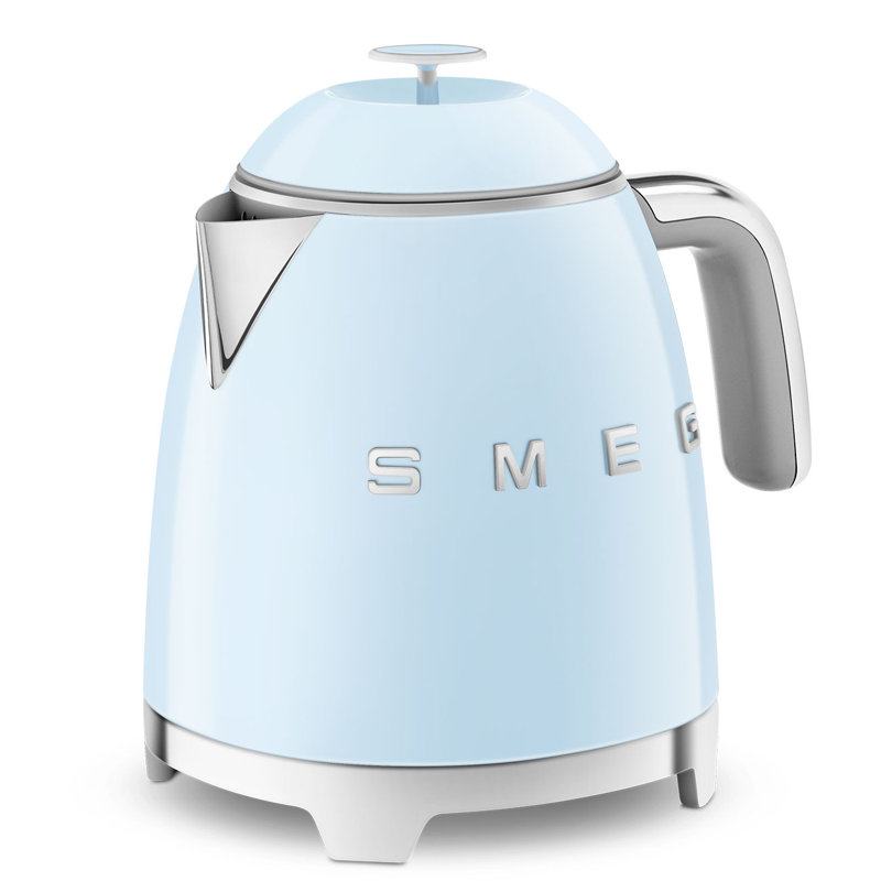 SMEG 50's Retro Style 3-Cup Mini Electric Kettle, Pastel Blue