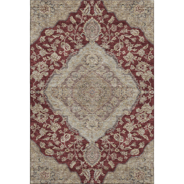 Premium Machine Washable Gurubaksh AMF1151 Global Rug
