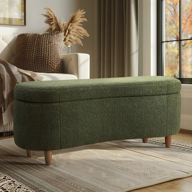 Banc de rangement Boucle, Vert