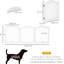 Annabella Wood Free Standing Pet Gate