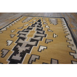 Small Antique Tribal Navajo Flatweave Native American Area Rug