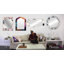 Miroir mural décoratif doré Mateea-33120244