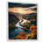 White Floater Framed