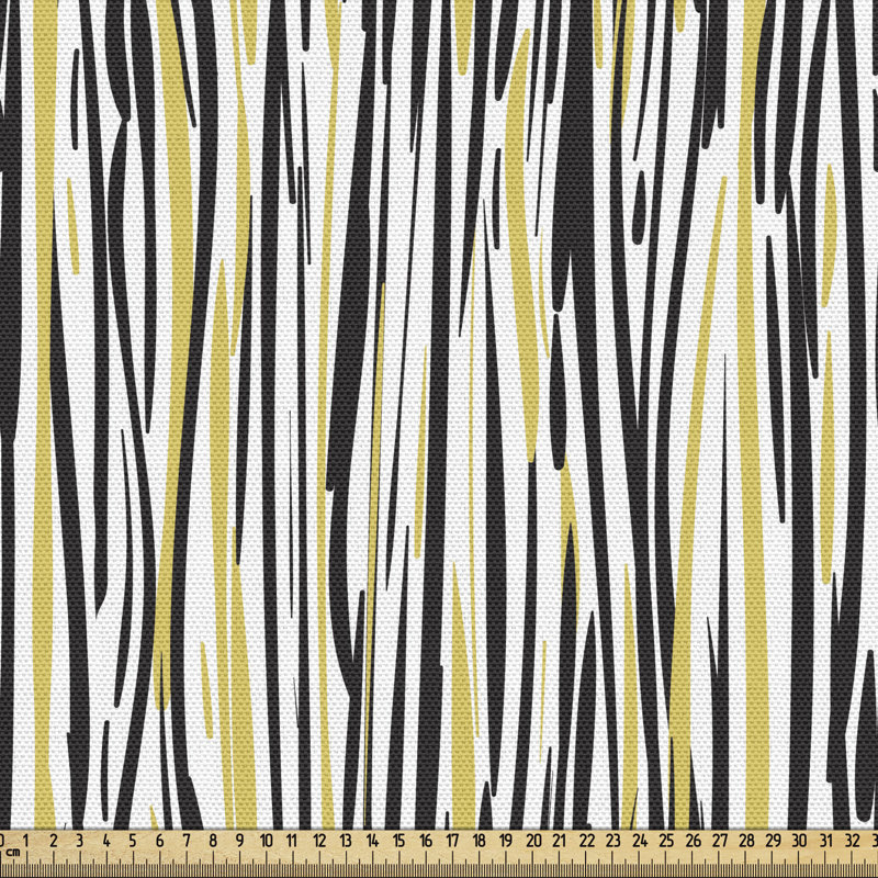 Tissu abstrait Ambesonne, l 36 po x L 360 po