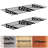 Black Heavy Duty Wall Mounted Garage Shelves 2 Pack, 2x6 FT Adjustable Metal Storage for Garage Laundry Warehouse Tool Room