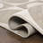 Makhia Modern Geometric Circles In Squares High-Low Beige/Cream Rug-257998248
