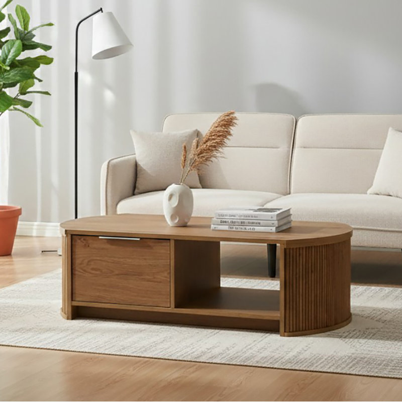 Frame Coffee Table with Storage