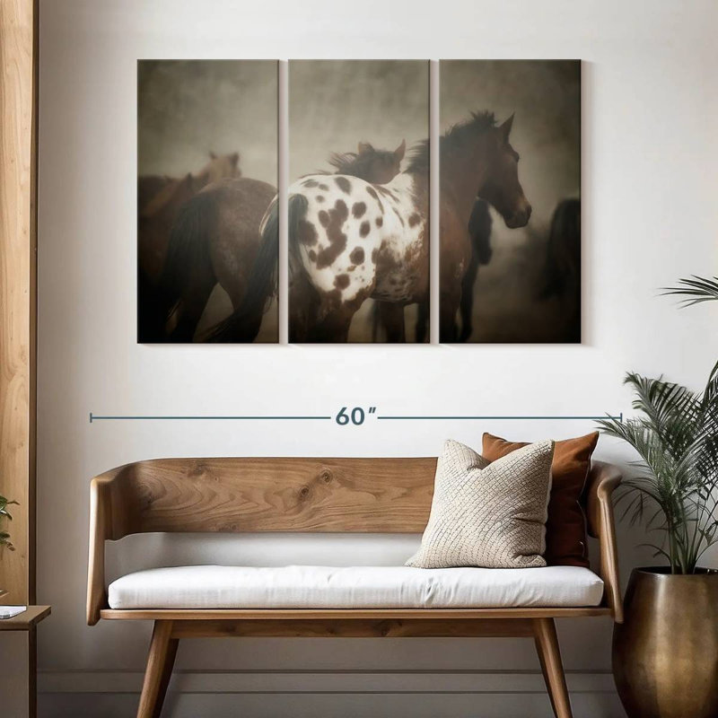 Troupeau Bramalo Appaloosa, H 32 po x l 50 po