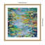 «Waterlilies at Giverny» par Rachel Christopoulos, reproduction d'art encadrée