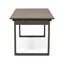 Table de salle à manger extensible en bois gris