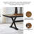 Jancey Extendable Solid Wood Base Dining Table