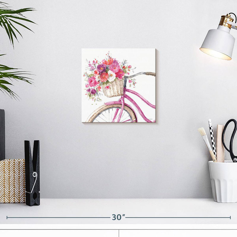 Harnek visiblement rose, H 10 po x l 10 po