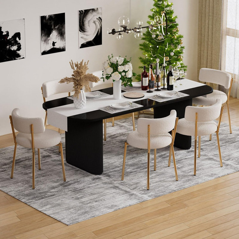 Ensemble de 4 chaises de salle à manger Modern