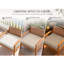 Coussin de chaise d'extérieur 19 po x 19 po x 4 po en mousse à haute résilience avec poignée et dessous antidérapant-125773658-129158738