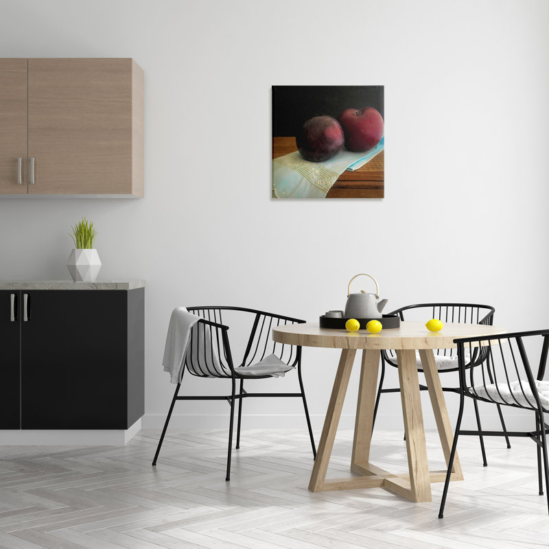 «Two Plums Still Life», H 24 po x l 24 po x P 1,5 po
