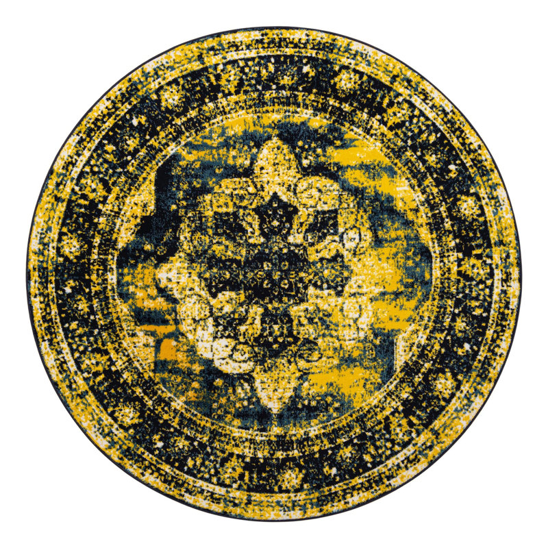 Brandt Oriental Indoor Rug, Round 7'1" x 7'1"