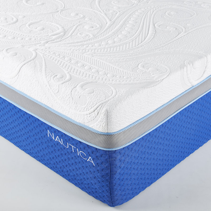 14'' Medium = Side, Back & Stomach Sleepers Gel Memory Foam Mattress, King