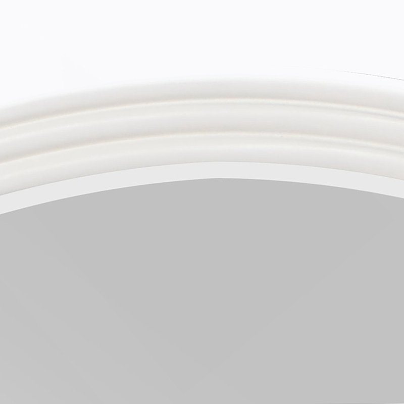 Carena Gray Round Mirror