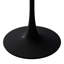 Table basse octogonale de 32,19 po avec plateau en marbre noir élégant et fabrication en métal solide - Améliore le charme de la pièce et sa base stable est idéale pour les espaces de vie, de salle à manger et de cuisine