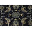 Tapis de la laine bleu marine 2 pi 5 po x 9 pi 7 po, one-of-kind-noué la main-new age nain kashmar