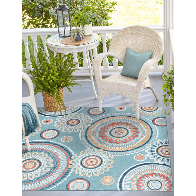 Tapis intérieur / extérieur en spirale hygiénique Firman, Carré 8 pi 2 po