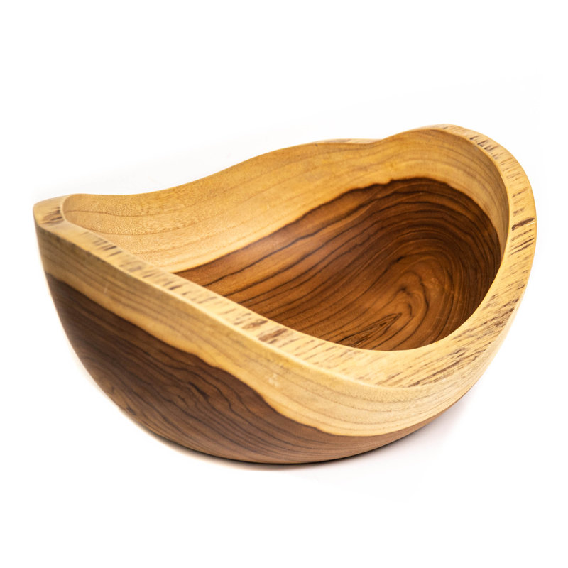 Rainforest Bowls Teak Serving Bowl