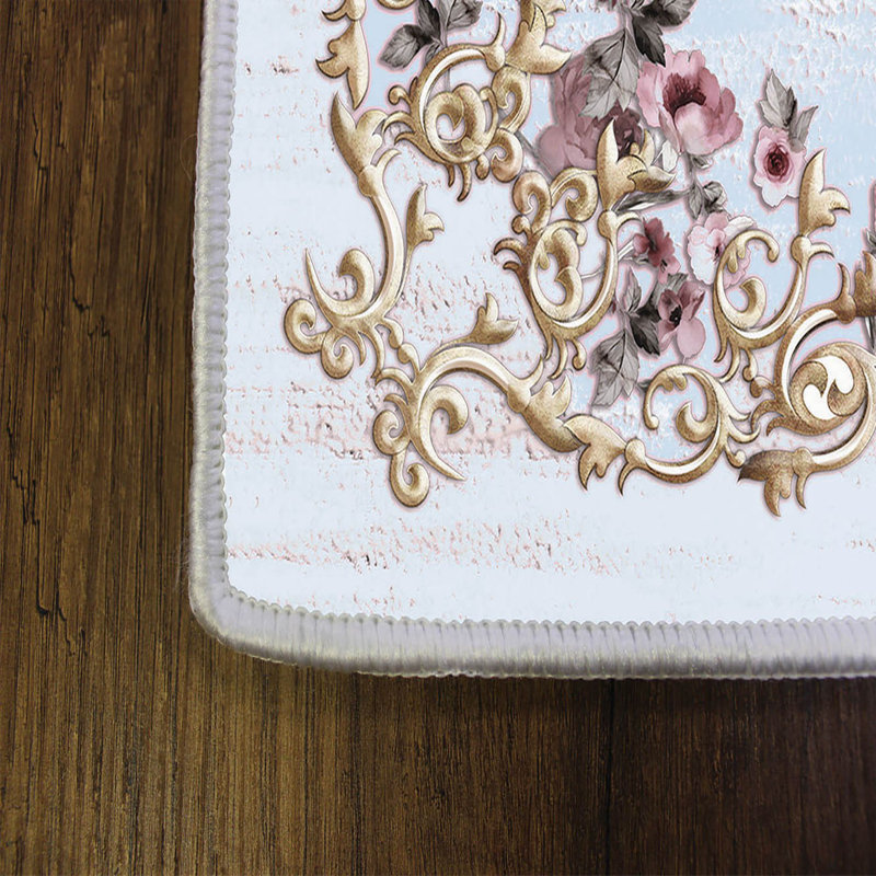 Elegant Hall Carpet, 31.5 x 78.7 inches | 100% Polyester, 0.4 inch Pile Height | Antibacterial, Non-Slip PVC Felt Dot Underside | Machine Washable, Durable Woven Design | Perfect for Entryways & Living Spaces