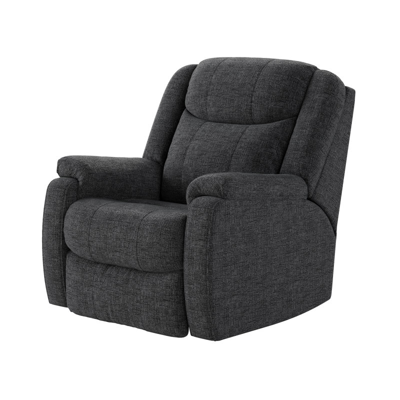 Fauteuil inclinable mural Hercules, Velours noir