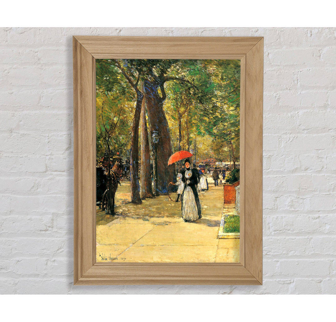 Hassam Die Fifth Avenue Beim Washington Square - Einzelner Bilderrahmen Kunstdrucke