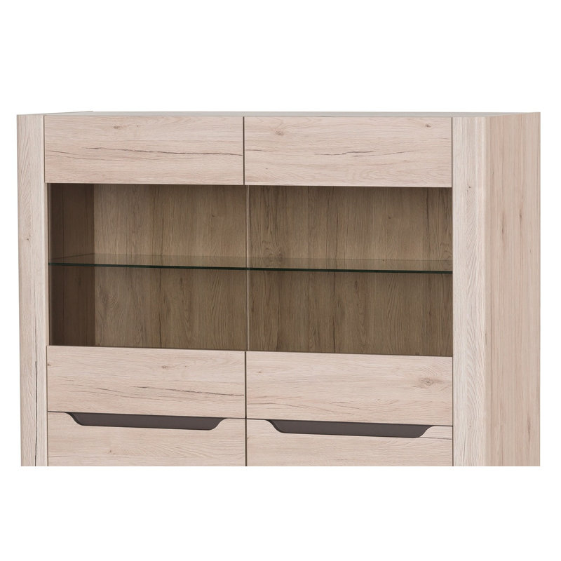 Desjo Standard 2-Doors Display Cabinet, No Lights