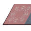 Tapis gris/zone rose à motifs-866356882