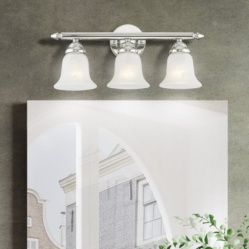 Hardin 3 - Light Dimmable Vanity Light, Polished Chrome