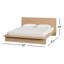 Soleil Wood Low Profile Platform Bed-2064013150-2075814918