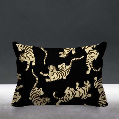 Tigger Boho Tiger Indoor/Outdoor Throw Pillow