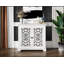 Buffet antique, armoire décorative vintage, 2 portes à découper, armoire console pour la cuisine, la salle à manger, le salon, le couloir