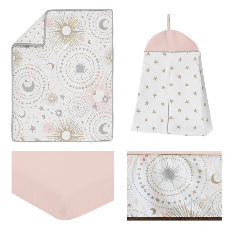 Celestial 4 Piece Crib Bedding Set