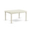 L'ensemble de salle à manger 5 pièces pour 4 personnes comprend une table de cuisine rectangulaire avec rallonge papillon et 4 chaises de salle à manger, lin blanc-504888711-454081000-468735522