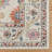 Samira Cream Pink Multi Indoor Area Rug, Transitional Flat Pile for Living Room & Bedroom- Cream, 6x9-282326285