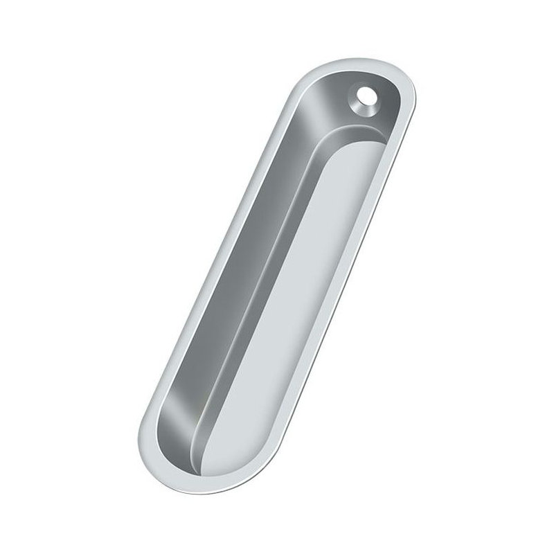 Cup / Bin Pull, Polished Chrome