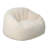Shell-Shaped Faux Fur Bean Bag Chair, Seashell Design Beanbag Sofa for Living Room & Bedroom-601042323