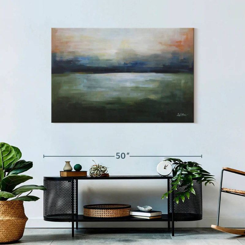 Avery Abstract Lake James, 30" H x 45" W