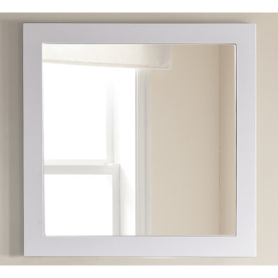 Markes Wood Flat Wall Mirror