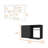 Oklahoma 2 Wall Cabinet, 2 Door Stackable Wall Mounted Storage Cabinet With 2 Side Shelf-830509289